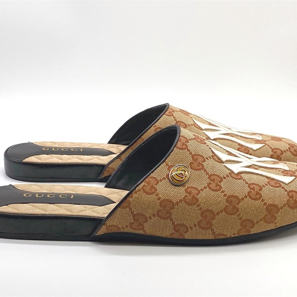 Gucci x NY Yankees GG Slippers Special Edition - Picture 4 of 12